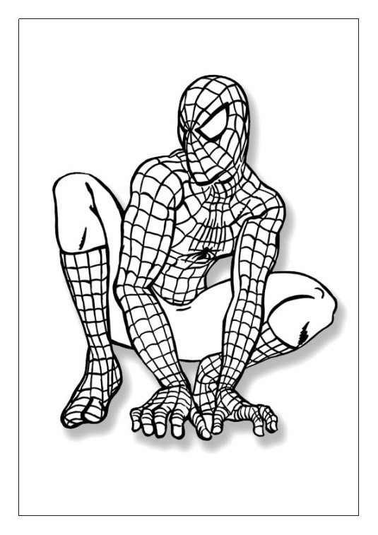 Ausmalbilder Spider-Man, malvorlagen Spider-Man