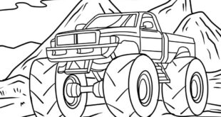Monster Trucks Ausmalbilder: Brülle Mit Den Farben Zum Sieg!