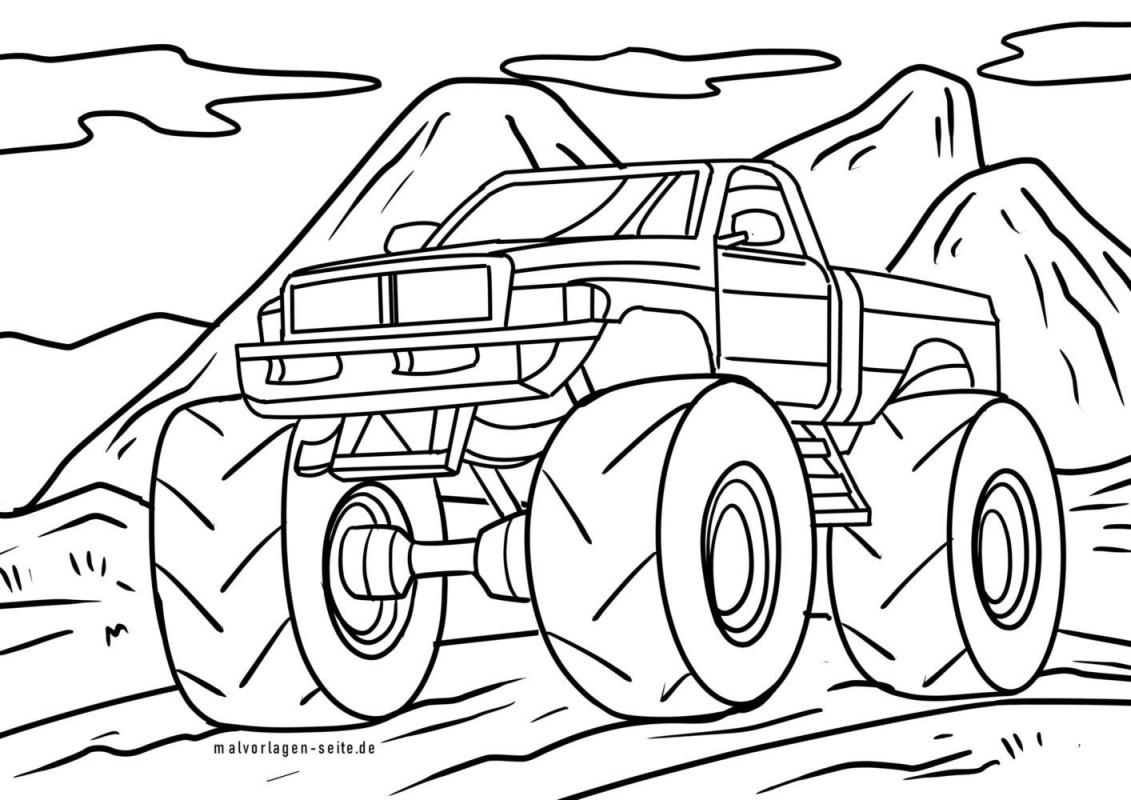 Bild von malvorlage-monster-truck-fahrzeuge-kostenlose-ausmalbilder