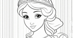 Tauche Ein In Ein Märchenhaftes Abenteuer: Prinzessin Zum Ausmalen!
