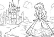 Zauberhafte Reise Ins Farbenland: Prinzessin Bild Ausmalen!