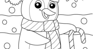 Pinguin zum Ausmalen: Lustige schwarz-weiße Freunde zum Leben erwecken!