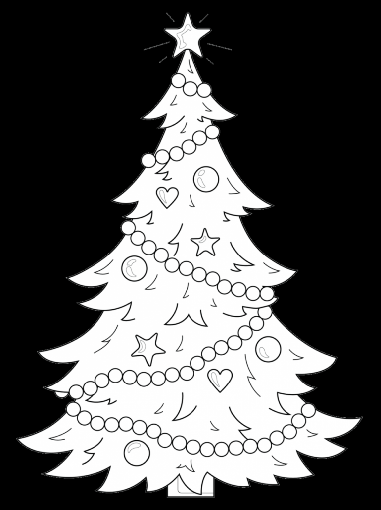  Foto zu Weihnachtsbaum Zum Ausmalen: Kostenlose Malvorlagen Für Kinder Und 